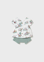 Cargar imagen en el visor de la galería, Conjunto short tricot Menta
