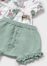 Cargar imagen en el visor de la galería, Conjunto short tricot Menta

