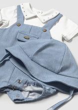 Cargar imagen en el visor de la galería, Pelele peto + gorro Riviera
