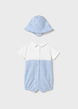 Cargar imagen en el visor de la galería, Pelele peto + gorro Cielo

