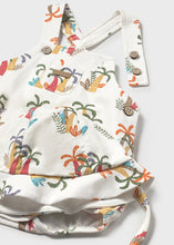 Cargar imagen en el visor de la galería, Peto + gorro estampado palmeras

