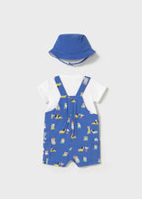 Cargar imagen en el visor de la galería, Conjunto peto + gorro perritos Klein
