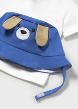 Cargar imagen en el visor de la galería, Conjunto peto + gorro perritos Klein
