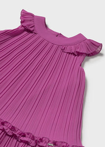 Vestido plisado Orquidea