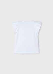 Camiseta flor cielo 8 años