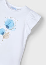 Cargar imagen en el visor de la galería, Camiseta flor cielo 8 años
