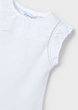 Cargar imagen en el visor de la galería, Polo combinado Blanco
