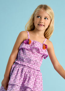 Blusón estampado Malva