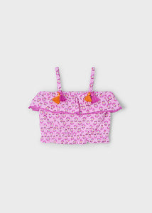 Blusón estampado Malva