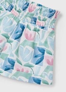Short estampado menta