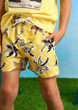 Cargar imagen en el visor de la galería, Ropa de baño palmeras Amarillo
