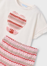 Cargar imagen en el visor de la galería, Conjunto leggings flare salmón
