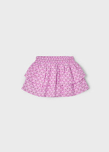 Falda nido de abeja Malva