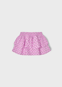 Falda nido de abeja Malva
