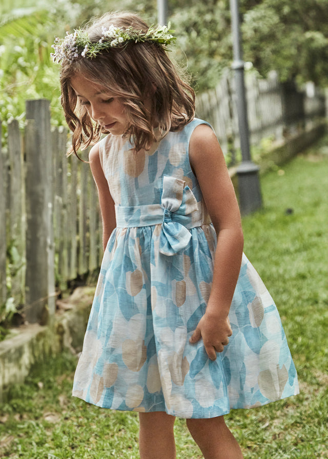 Vestido estampado cielo