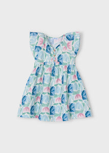 Vestido estampado menta