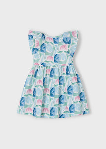 Vestido estampado menta