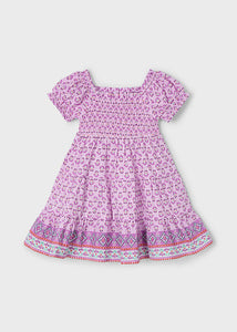 Vestido nido de abeja Malva
