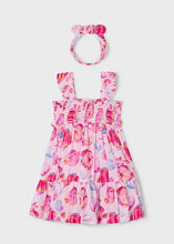 Cargar imagen en el visor de la galería, Vestido peces + vincha Magenta

