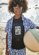 Cargar imagen en el visor de la galería, Polo geometric coast Negro
