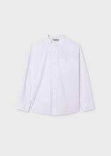 Cargar imagen en el visor de la galería, Camisa cuello mao Blanco
