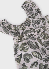 Cargar imagen en el visor de la galería, Conjunto short volante estampado Musgo
