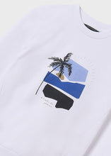 Cargar imagen en el visor de la galería, Pullover print embossed Blanco
