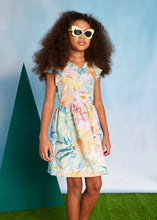 Cargar imagen en el visor de la galería, Vestido estampado espalda Multicolor 16 años
