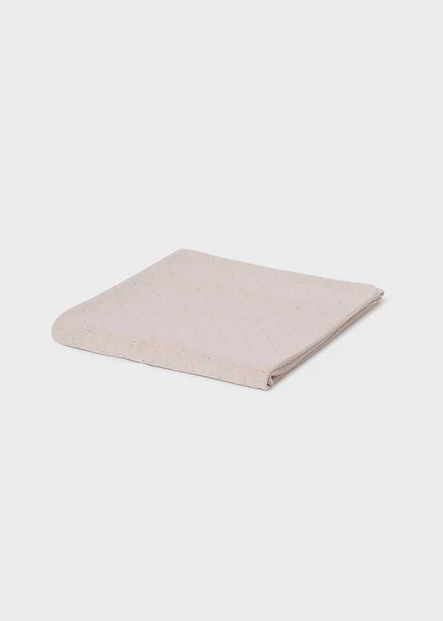 Manta tricot piedra