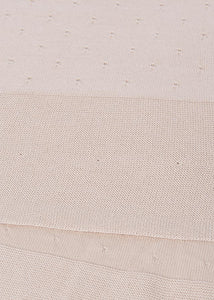 Manta tricot piedra