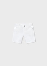 Cargar imagen en el visor de la galería, Bermuda sarga Blanco
