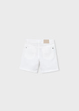Cargar imagen en el visor de la galería, Bermuda sarga Blanco
