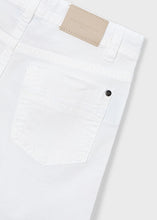 Cargar imagen en el visor de la galería, Bermuda sarga Blanco
