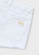 Cargar imagen en el visor de la galería, Short sarga Blanco
