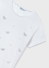 Cargar imagen en el visor de la galería, Camiseta lazos Blanco
