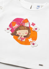 Cargar imagen en el visor de la galería, Camiseta flores Blanco
