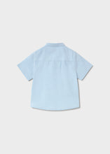 Cargar imagen en el visor de la galería, Camisa lino Celeste
