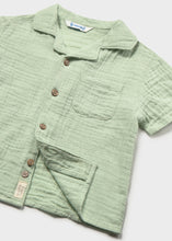 Cargar imagen en el visor de la galería, Camisa bambula Matcha
