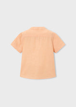 Cargar imagen en el visor de la galería, Camisa lino cuello mao Peach
