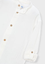 Cargar imagen en el visor de la galería, Camisa bambula Nata
