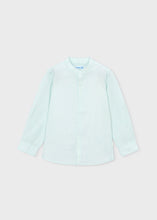 Cargar imagen en el visor de la galería, Camisa cuello mao rayas Menta
