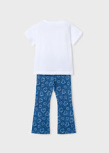 Cargar imagen en el visor de la galería, Conjunto leggings flare Corazón
