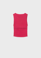 Cargar imagen en el visor de la galería, Top tricot cut out espalda Cereza

