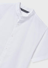 Cargar imagen en el visor de la galería, Camisa cuello mao Blanco
