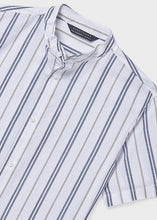 Cargar imagen en el visor de la galería, Camisa cuello mao rayas Oceano
