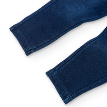 Cargar imagen en el visor de la galería, Pantalón denim felpa azul

