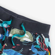 Cargar imagen en el visor de la galería, Short punto flamé "whale" azul
