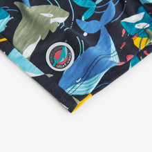 Cargar imagen en el visor de la galería, Short punto flamé "whale" azul
