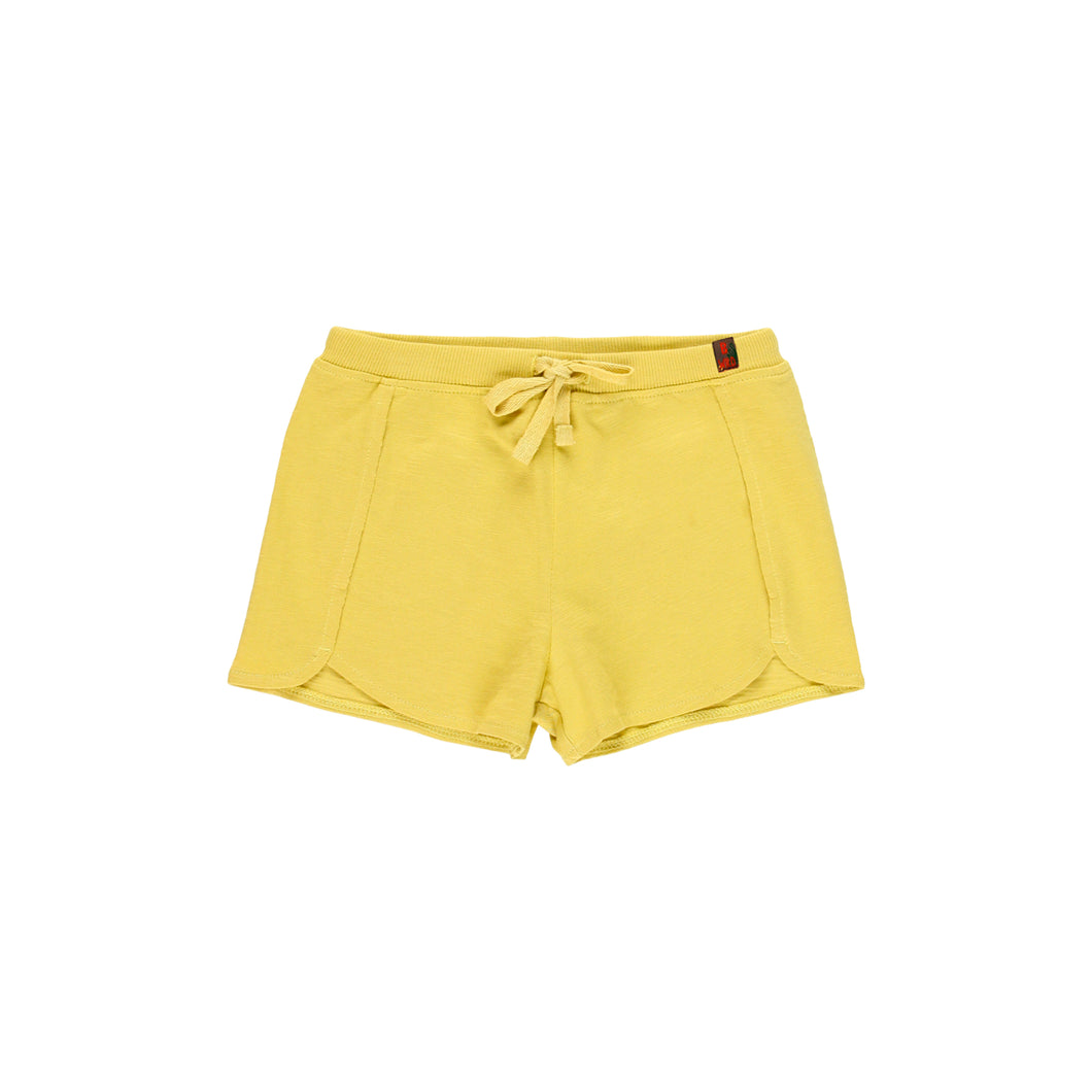 Short punto flamé amarillo lima