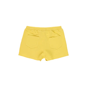 Short punto flamé amarillo lima